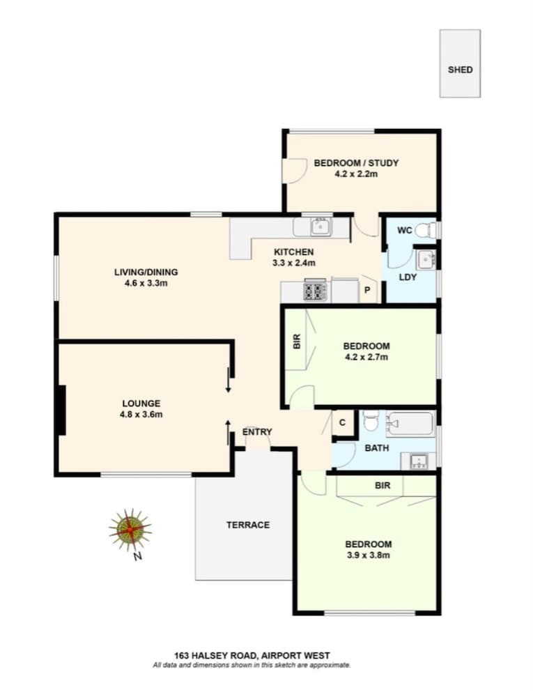 Spacious 3-bed With Outdoor Dining Near Airport