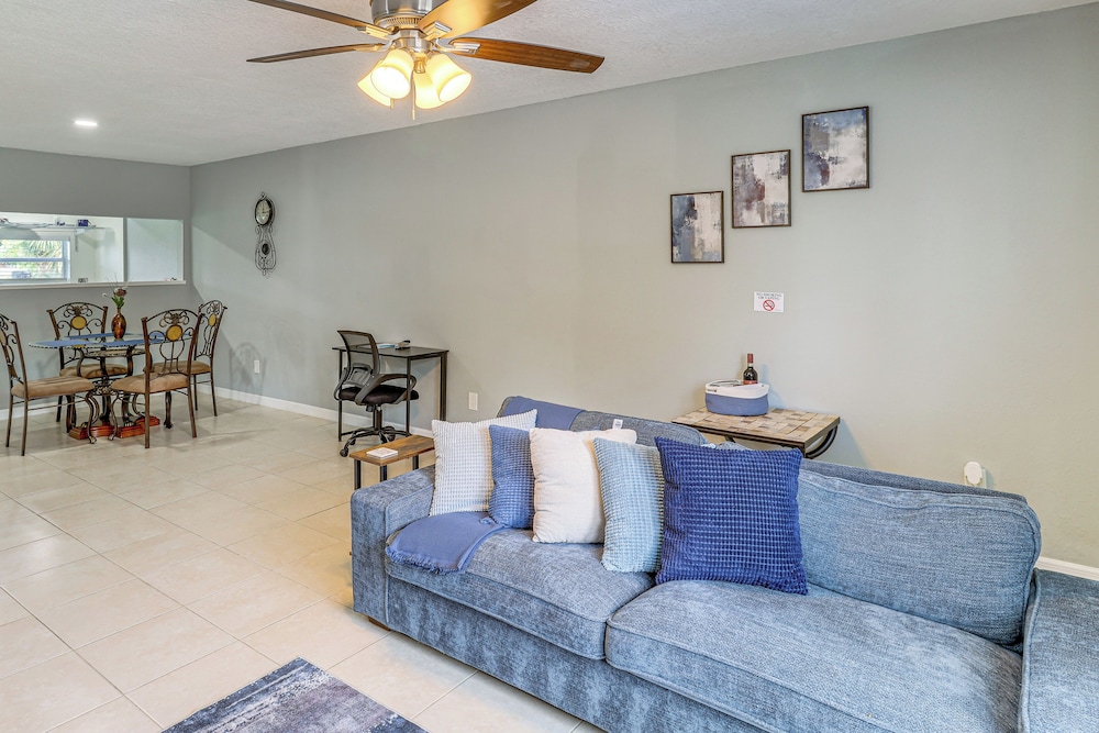 Within 10 Mi of Fort Pierce Beaches! Bright Duplex
