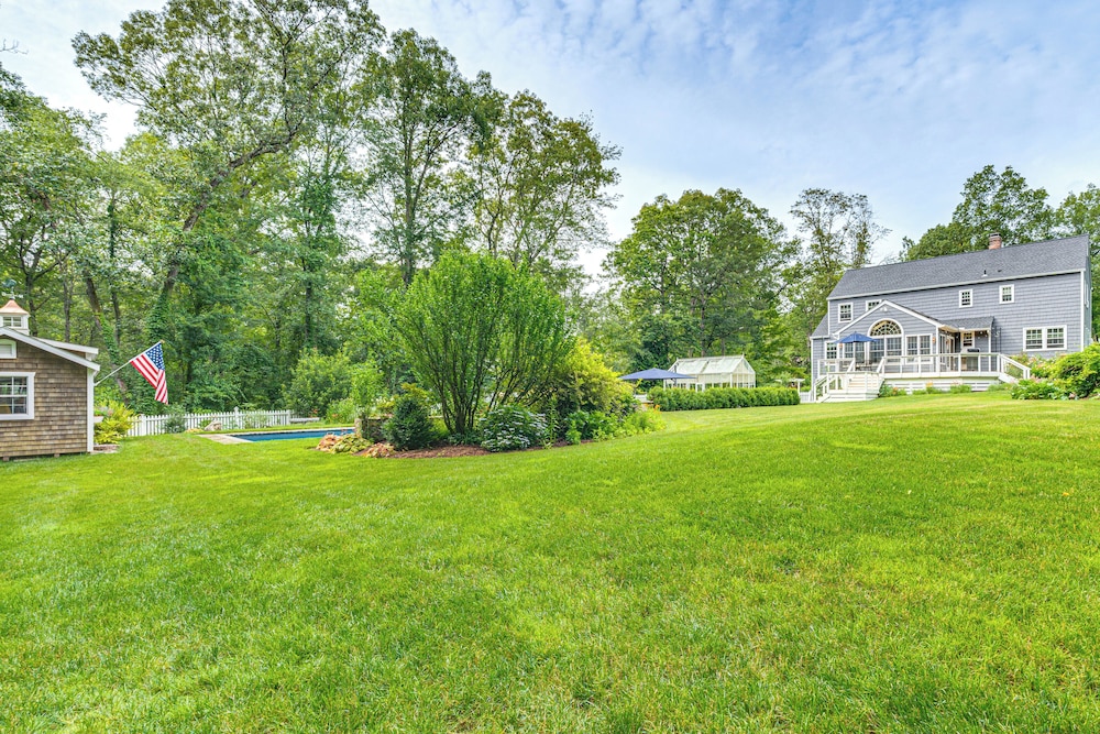 Pool, Gardens & Hot Tub: Luxe Sandy Hook Home!
