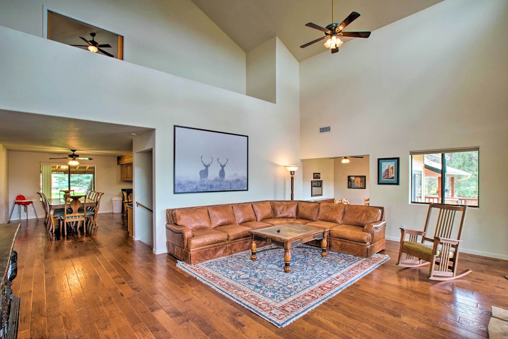 Sauna, Deck & Fire Pit: 'rocking Horse Ranch' view 2
