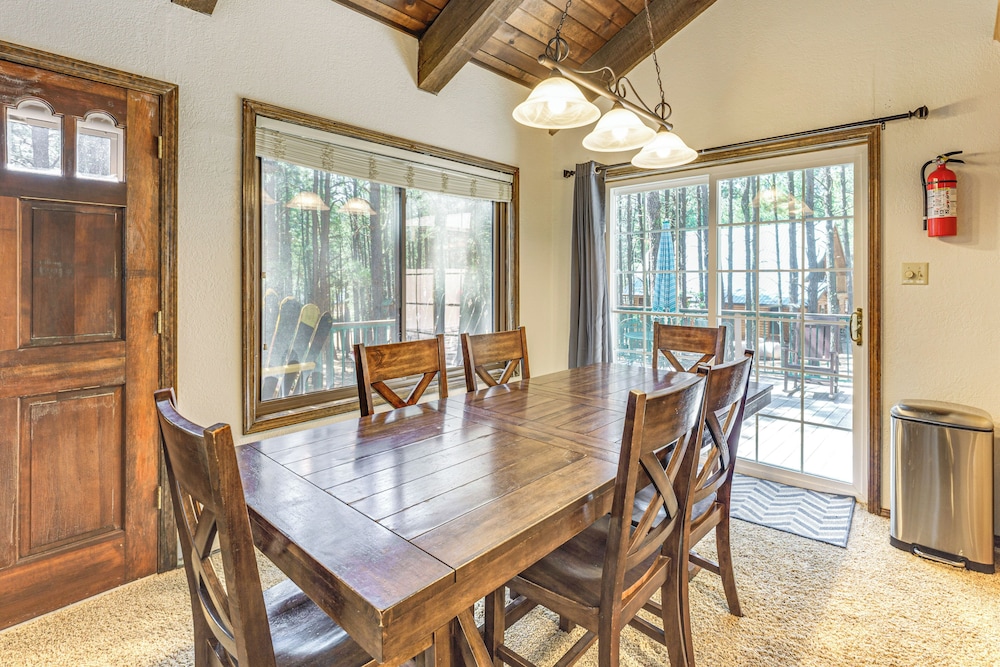 Walk to Lake & Trails: Angel Fire Home w/ Deck!