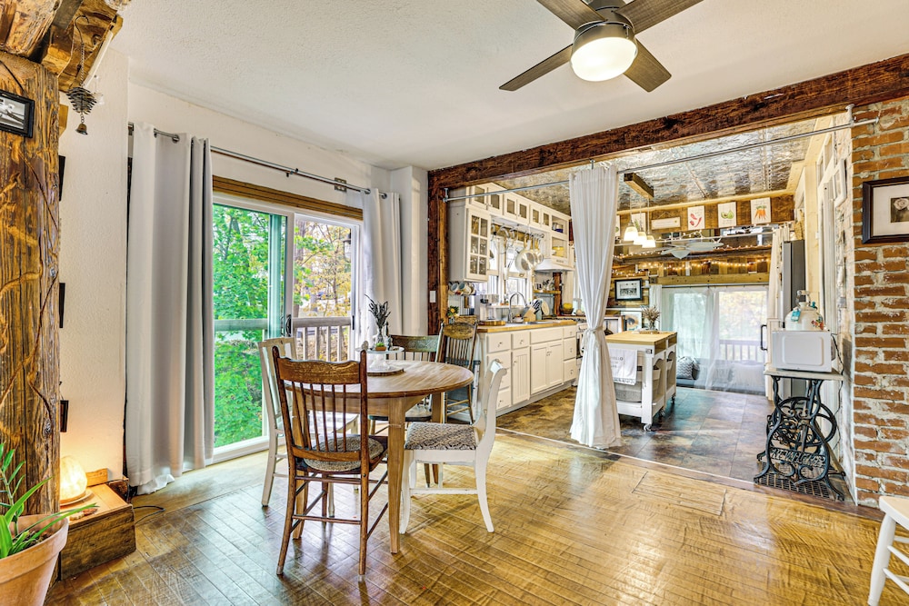 Walk to Downtown: Eclectic Wisconsin Dells Home