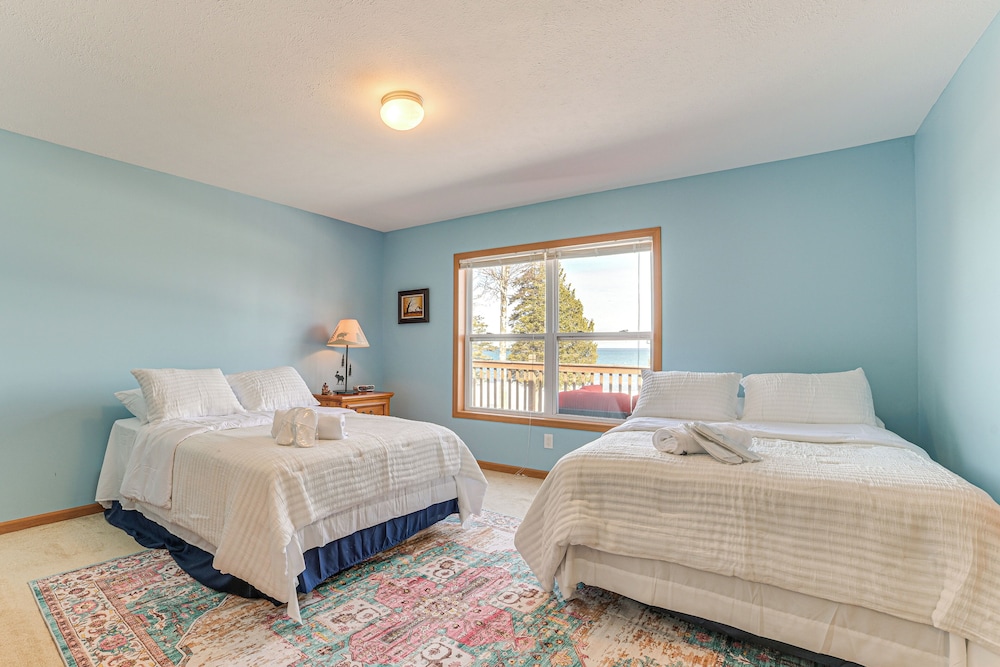 Lakefront Home w/ Yard & Views in Cheboygan!