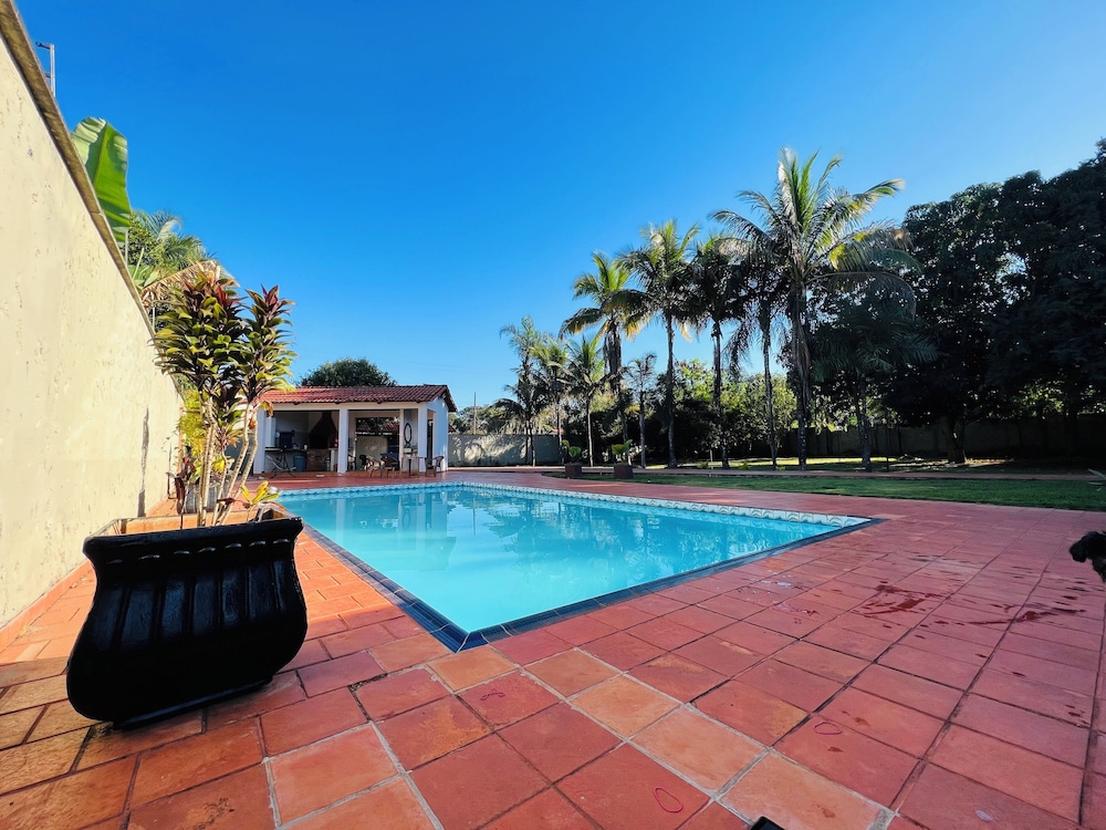 casa com piscina