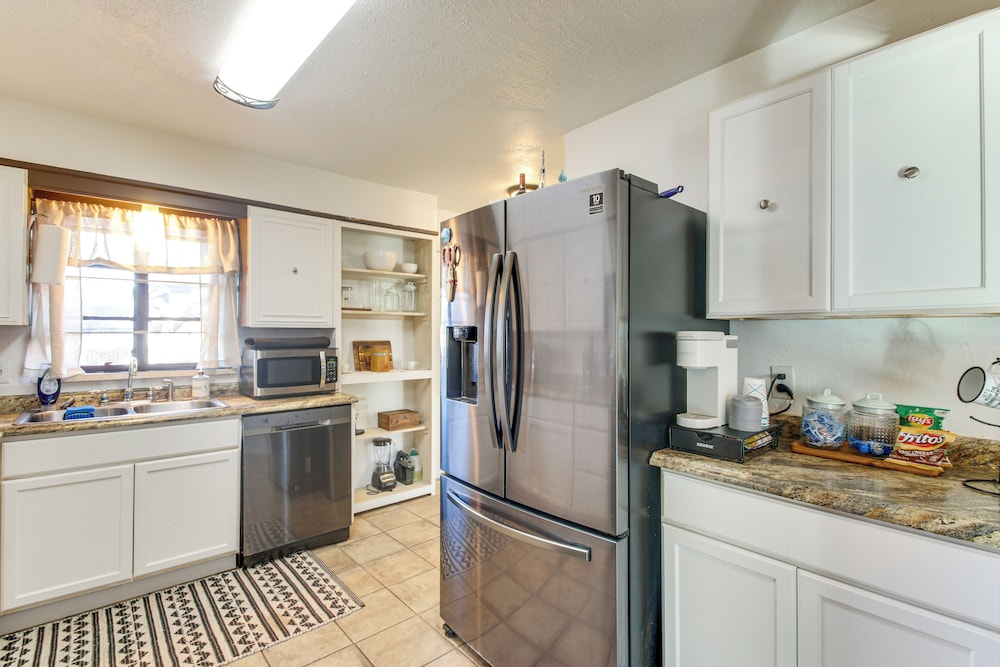 Easy OKC Access! Quiet Home w/ Yard & Workspace