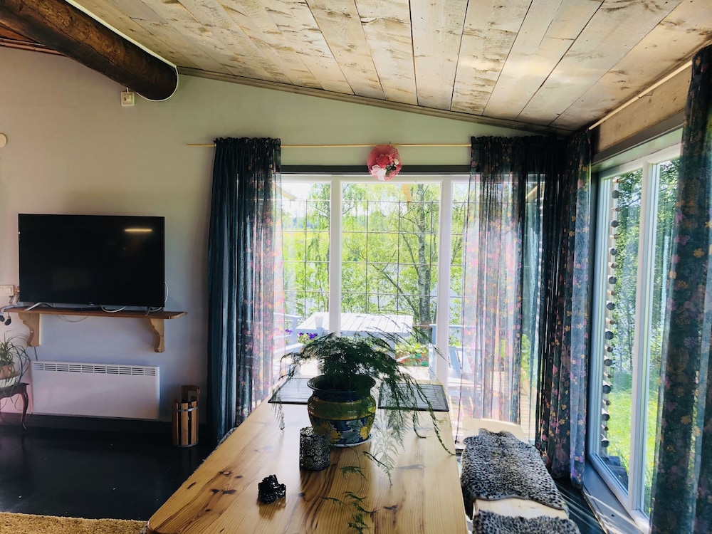 Liljekonvalj Cottage Overlooking the River Sauna view 4