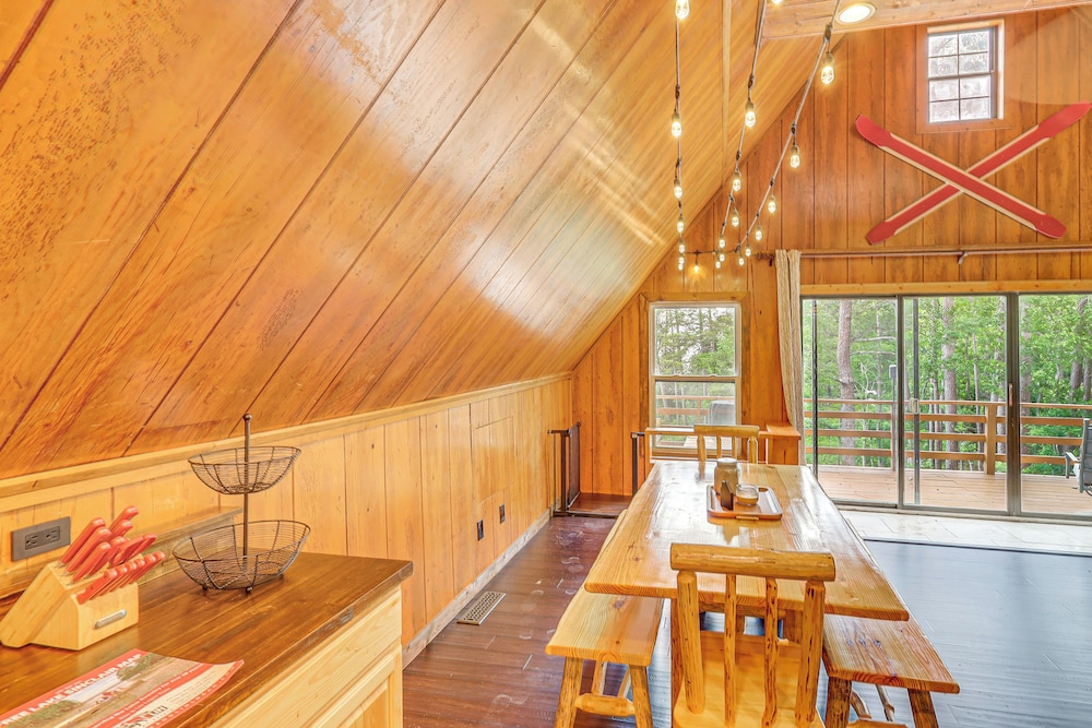 Lakefront Sparta Cabin w/ Private Beach & Dock! view 3