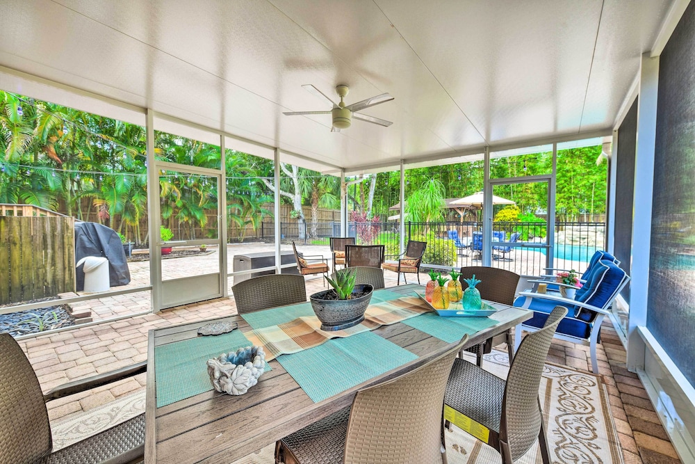 Sarasota Getaway w/ Private Pool & Backyard Oasis!