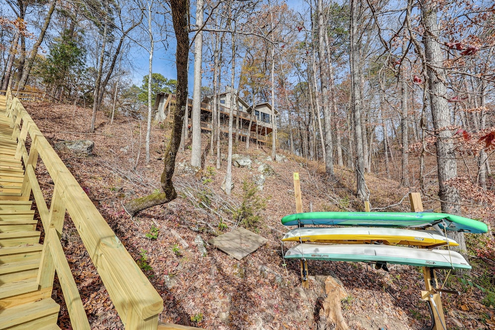 Lakefront Hot Springs Village Home w/ Private Dock