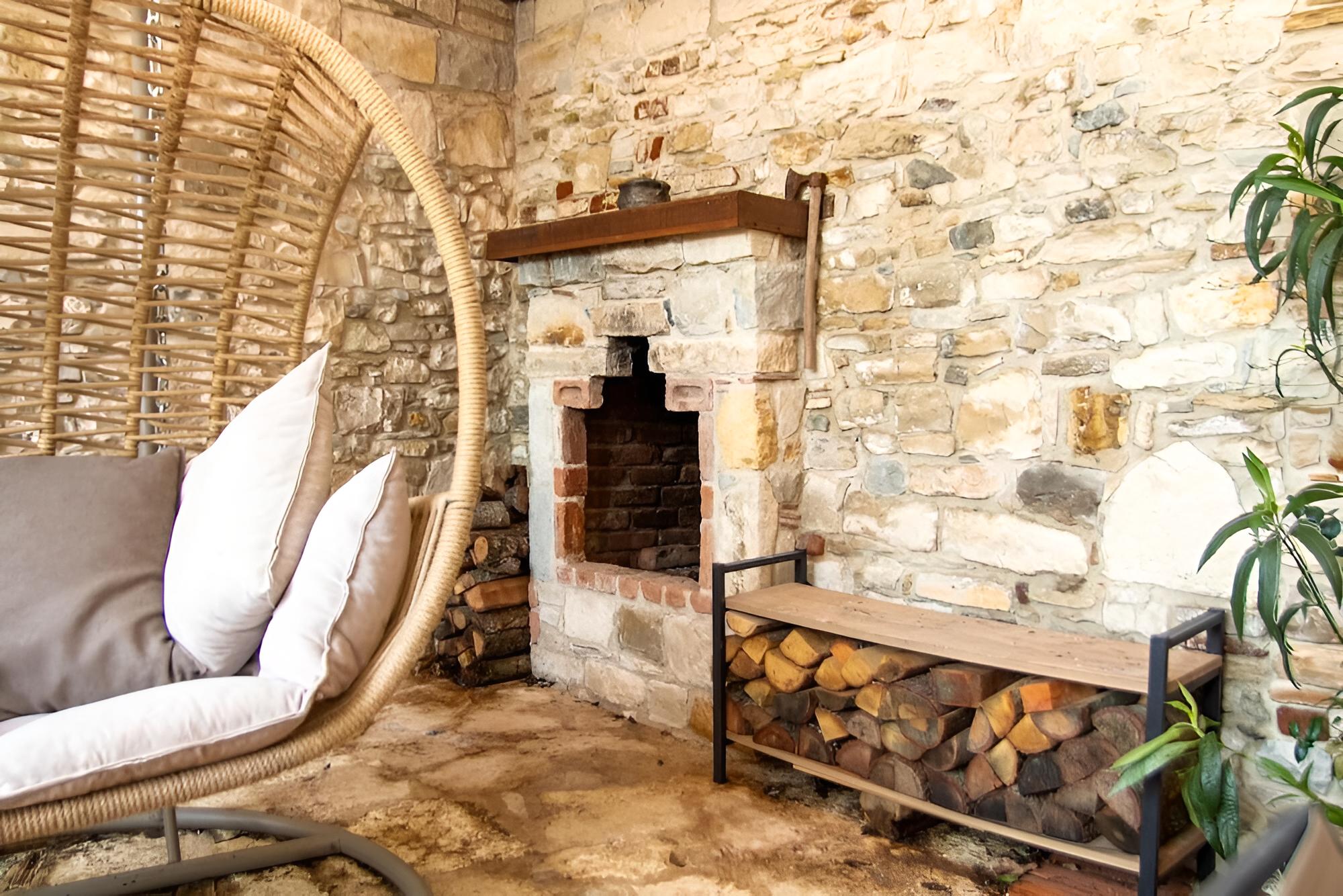 Enchanting Stone House in Urla With Backyard view 3