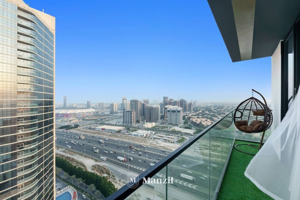 Modern 2BR w Balcony in JVC nr Dubai Sports City