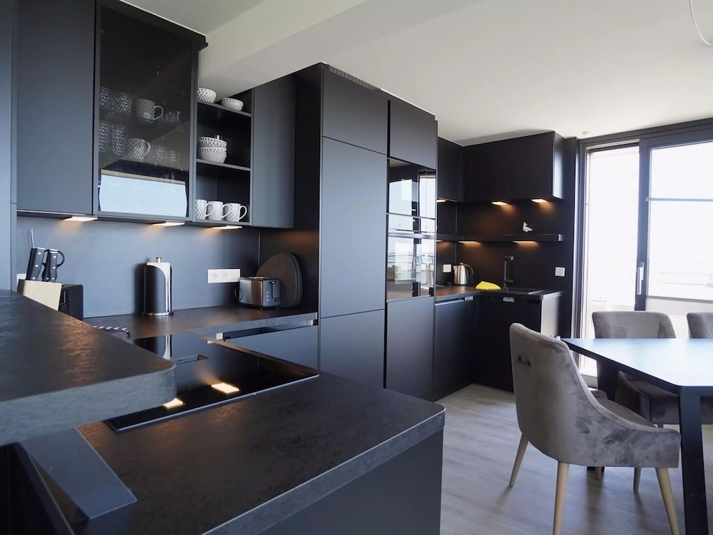 Penthouse by North Sea With Pool and Sauna