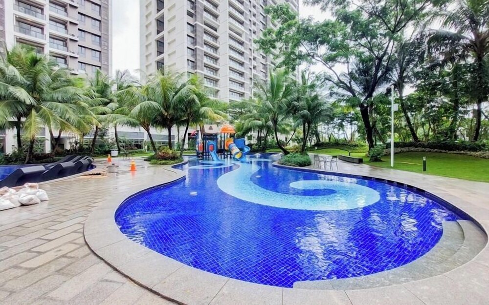 Elegant And Homey 3Br Apartment Sky House Bsd