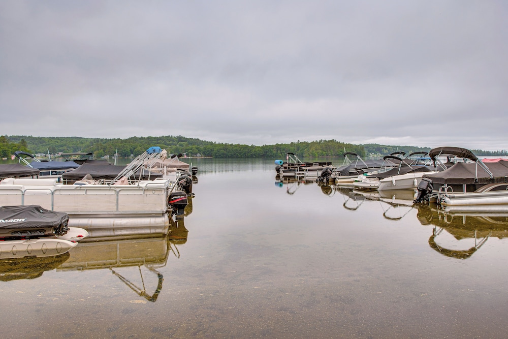 Walk to Lake Beaches: Cabin w/ Patio in Belmont!