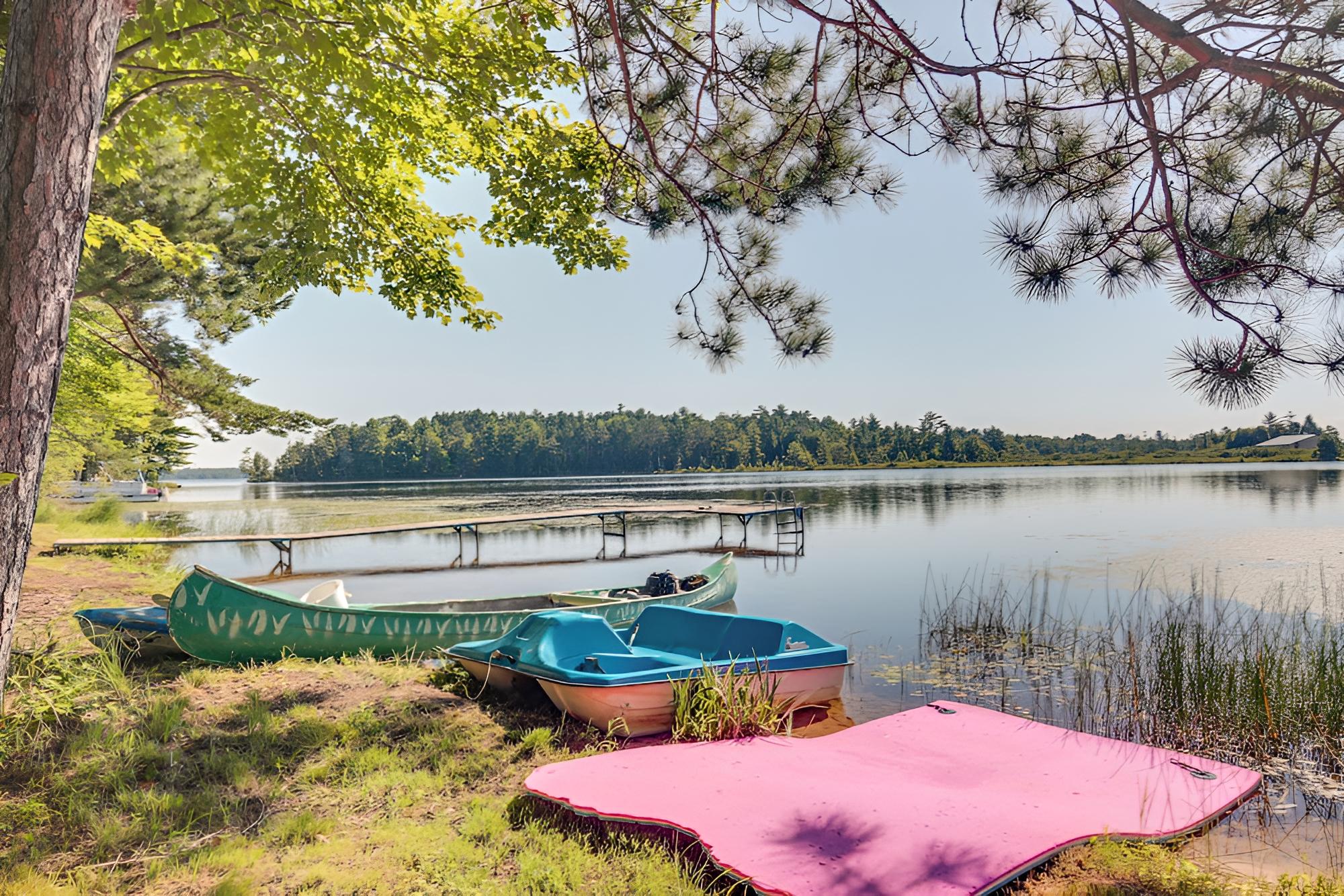 Cozy Northwoods Cabin w/ Private Lake Access view 4