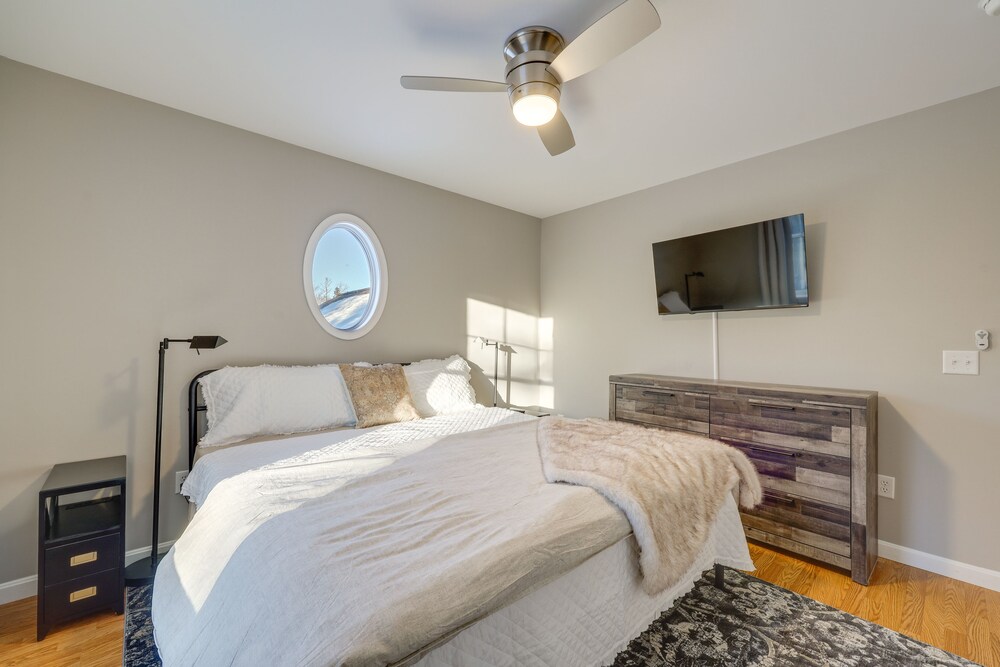 Spacious Eagle Lake Home w/ Fireplace & Deck