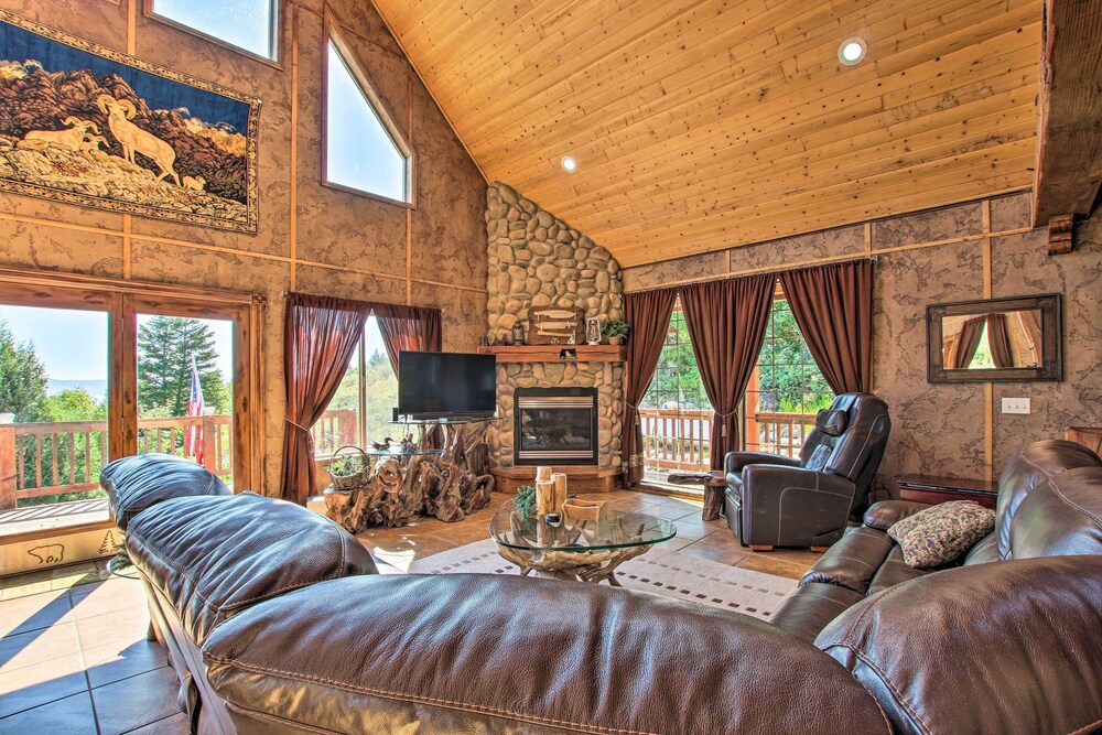 Spacious Fish Haven Cabin w/ Game Room + Deck! view 2