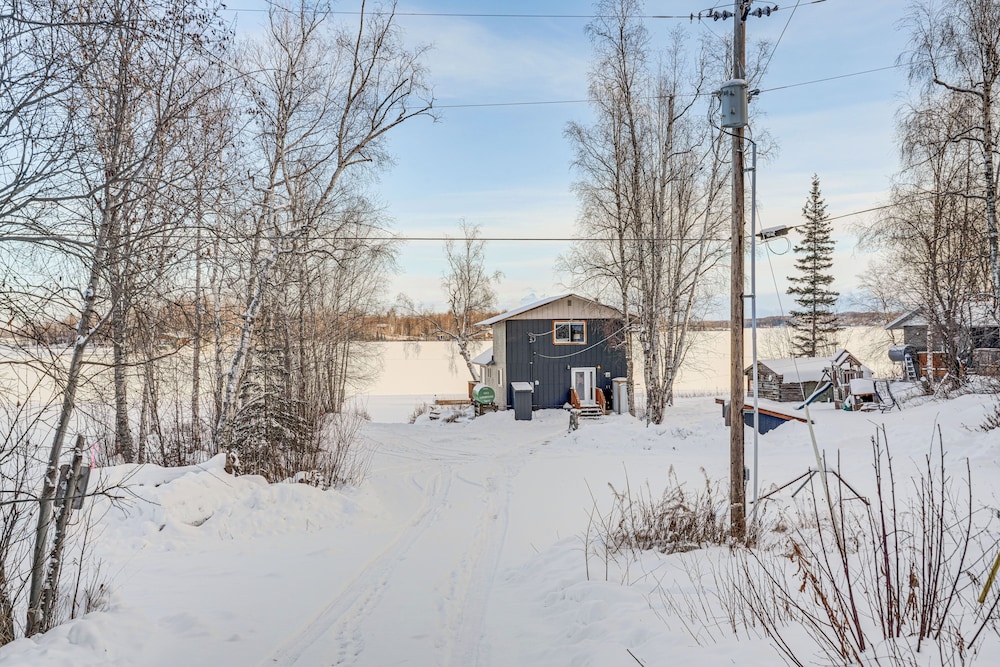 Scenic Waterfront Big Lake Home: Fish, Boat, Sled!