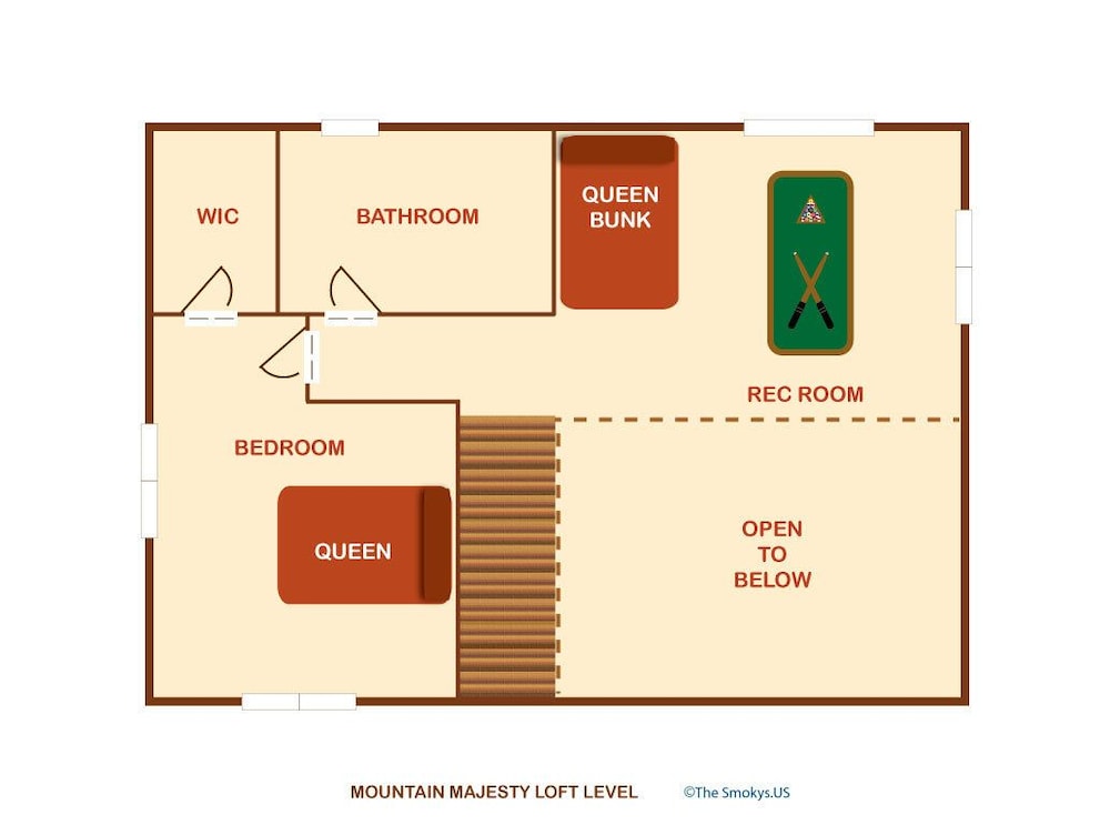 Mountain Majesty 2 Br cabin by RedAwning