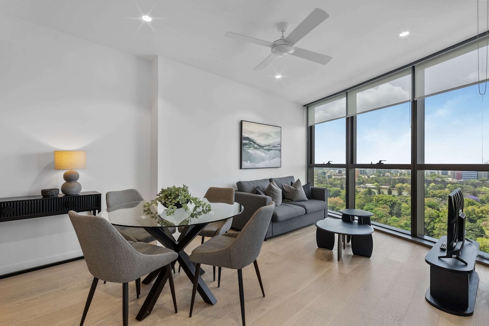 Modern City Escape With Pool Access and Views