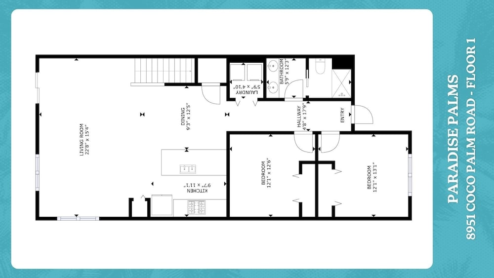 Paradise Palms Resort 5 Bedroom Private Pool Townhome 5 Townhouse