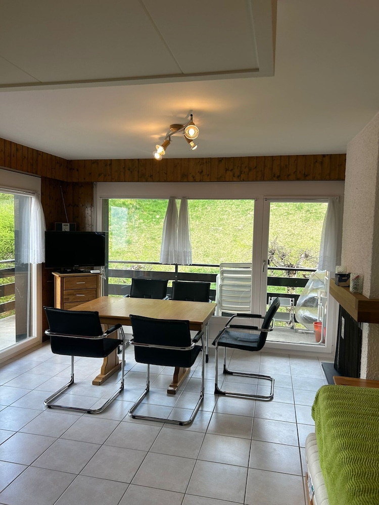 Spacious Apartment With Balcony