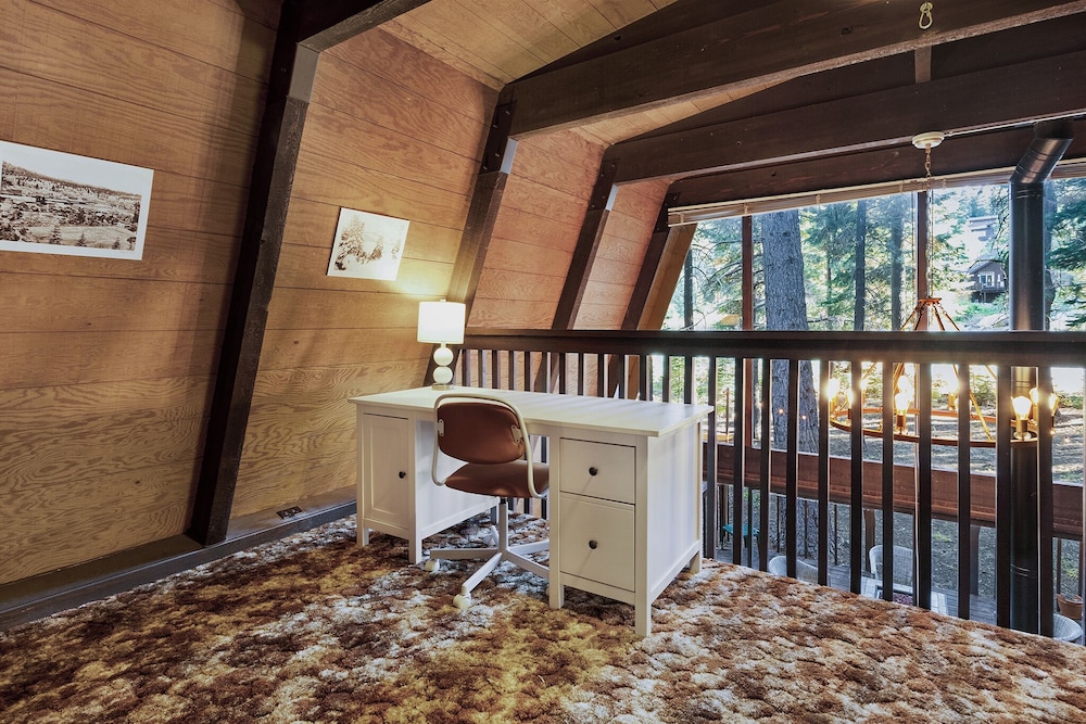 A Frame Hideaway | Floor to Ceiling Windows in the Pines