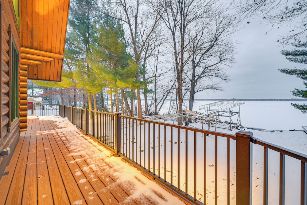 Lakefront Cabin w/ Sauna & Dock in Webster!