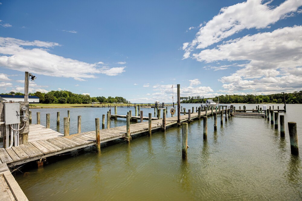 Dock Access: Waterfront Cottage in Avenue!