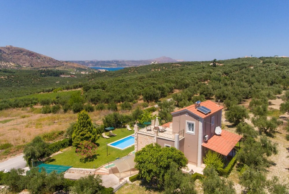 Villa Dimitris Large Private Pool Walk to Beach Sea Views A C Wifi Car Not Required Eco-frien - 1923 view 4