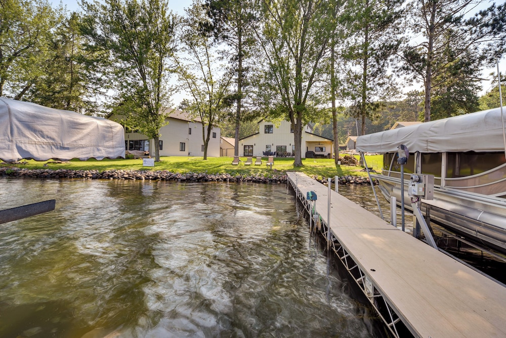 Lake Wapogasset Home w/ Dock: 7 Mi to Amery