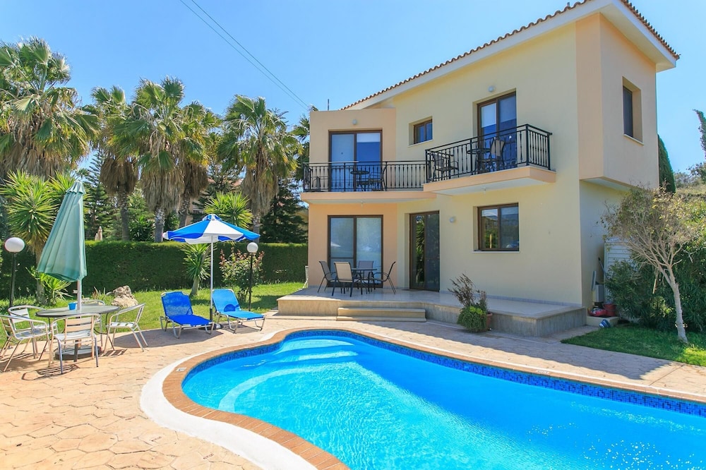Villa Fostira Large Private Pool Walk to Beach A C Wifi Eco-friendly - 2402 view 3