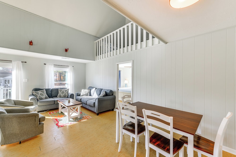 Private Dock & Deck: Waterfront Ocean Pines Home