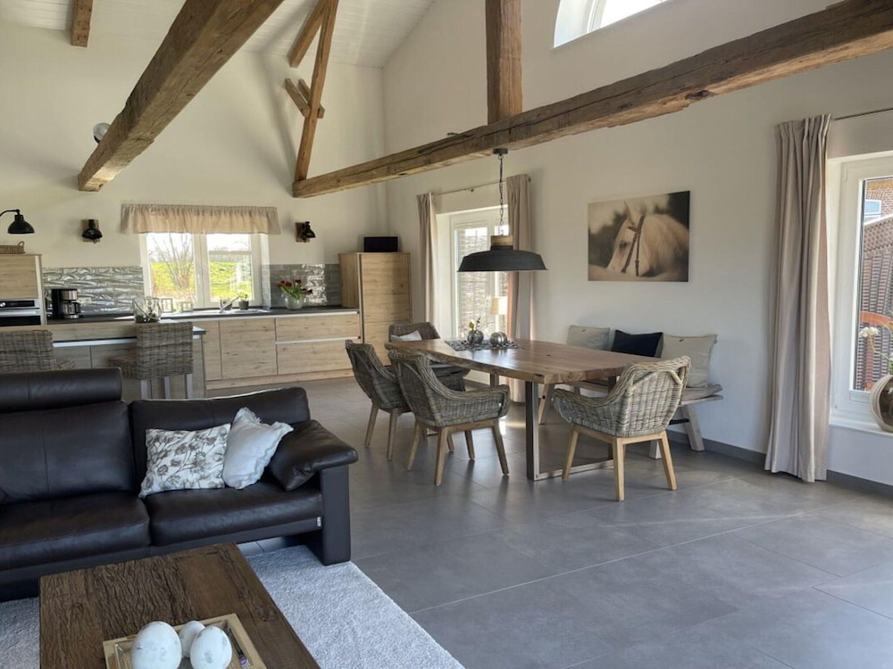 Spacious Apartment With Balcony