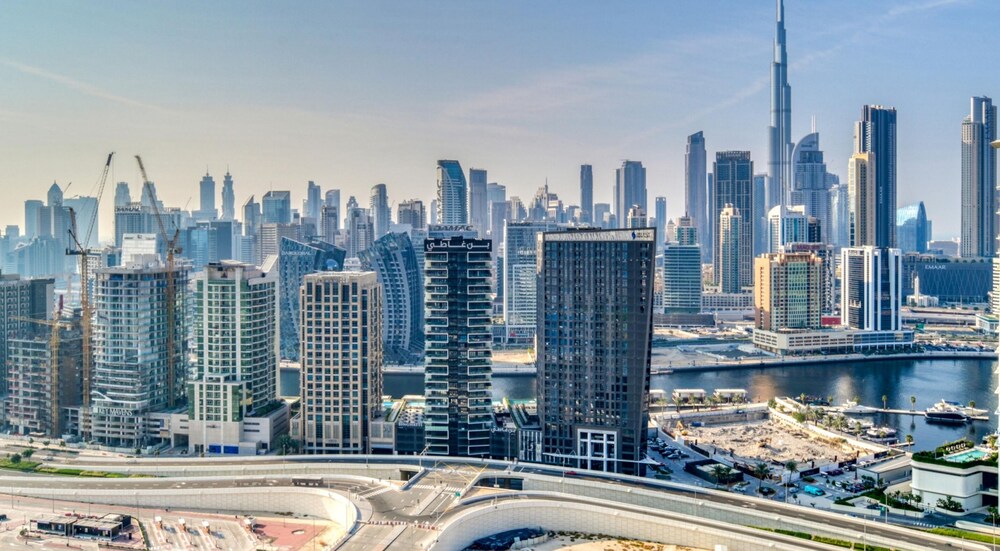 Sleek Comfy Studio w Burj Khalifa View Balcony