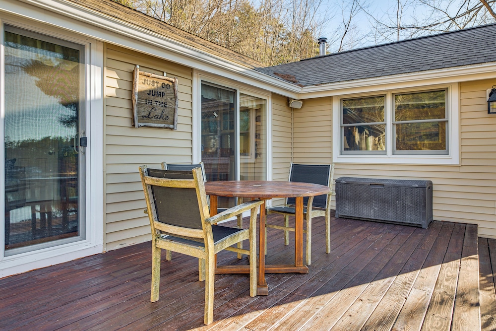 Lakefront Milton Home w/ Dock & Private Beach