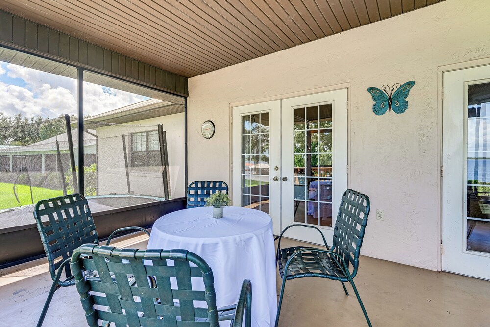 Waterfront Home w/ Boat Dock in Lake Placid! view 2