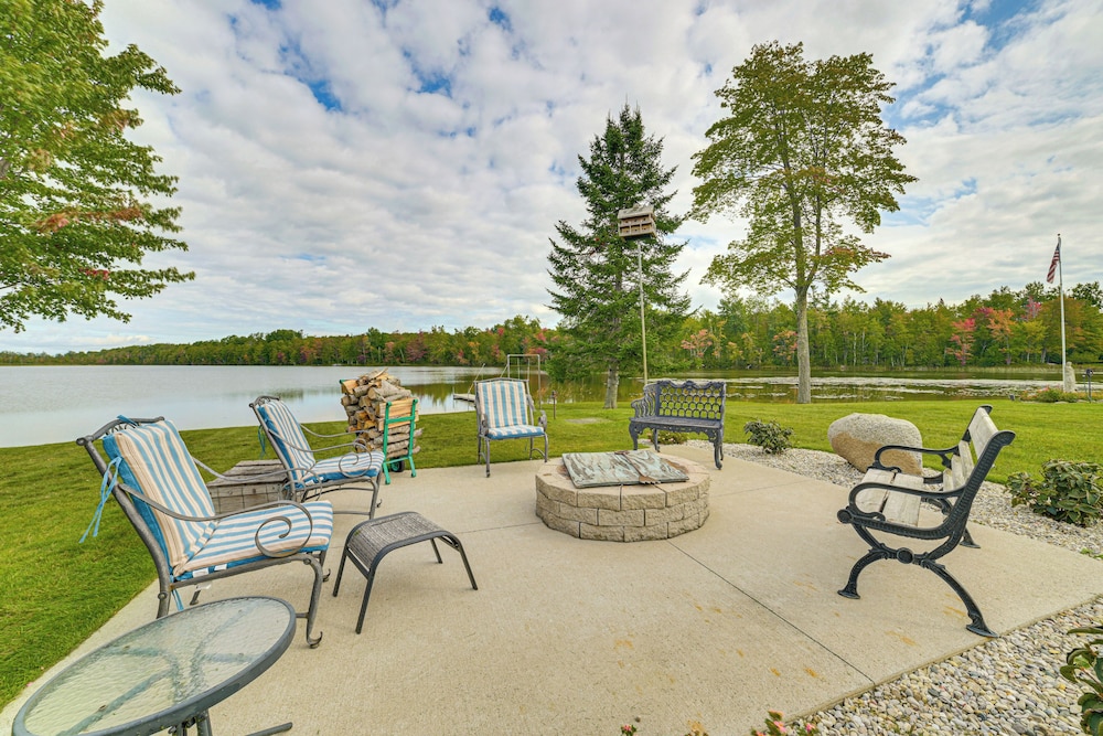 Lakefront Gem w/ Private Dock & Yard in Charlevoix