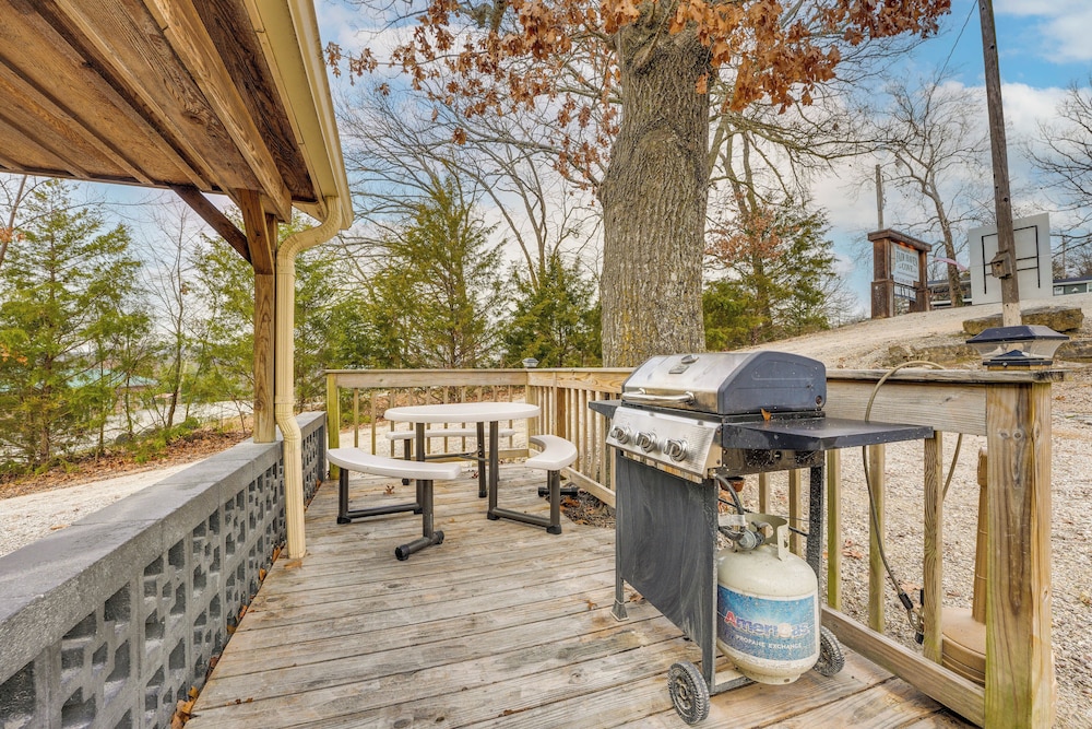 Walk to Lake & Trails: Cape Fair Retreat w/ Grill!