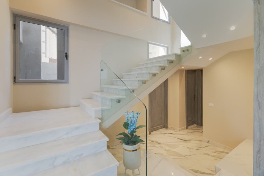 villa with garden in palm hills compound