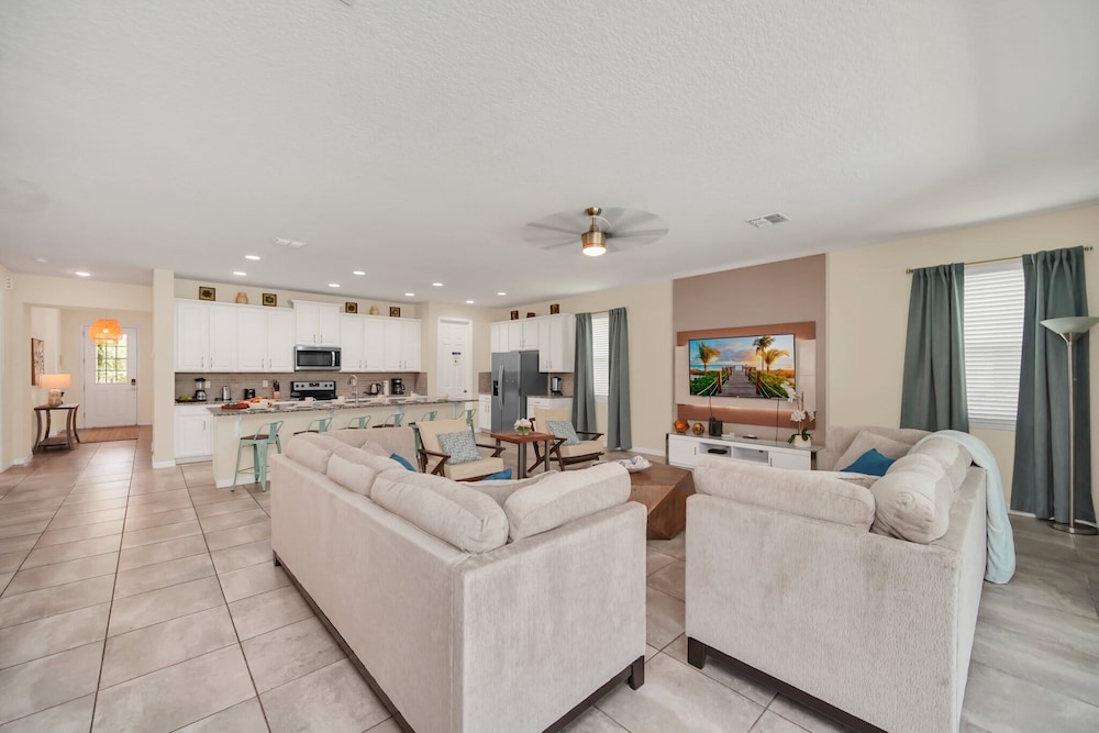 Elegant Family Home w/ Pool, Game Room, Themed Bedrooms