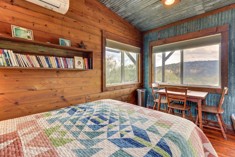Rustic Eco-cabin Llano River Getaway on 68 Acres! view 4