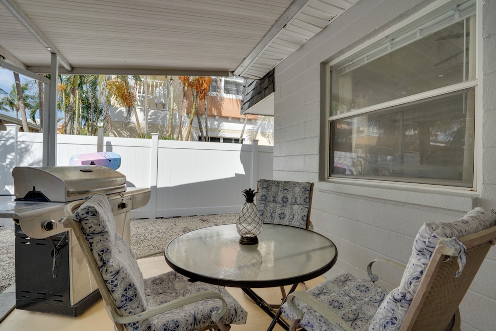 Steps to Gulf: Updated Duplex in Redington Shores!