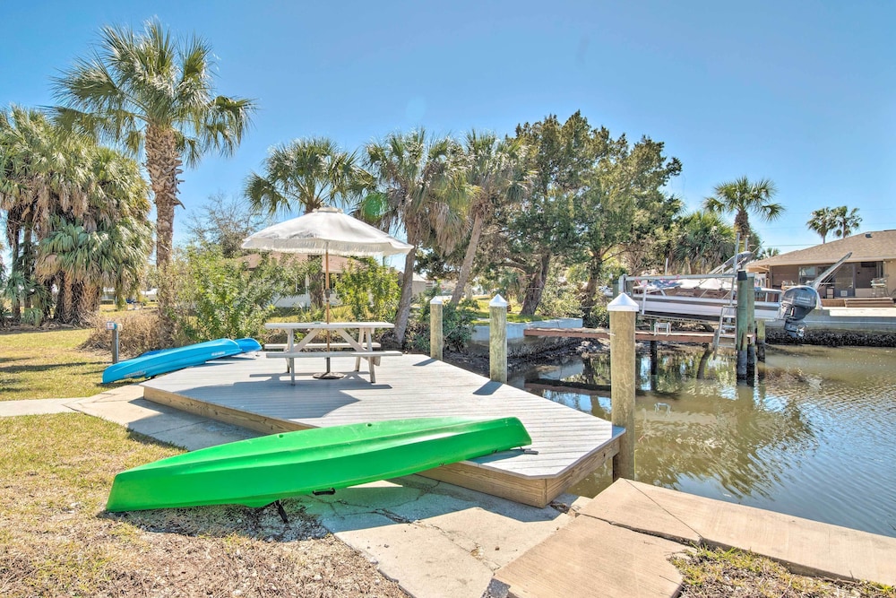 Waterfront Home on Canal w/ Private Dock & Kayaks view 4