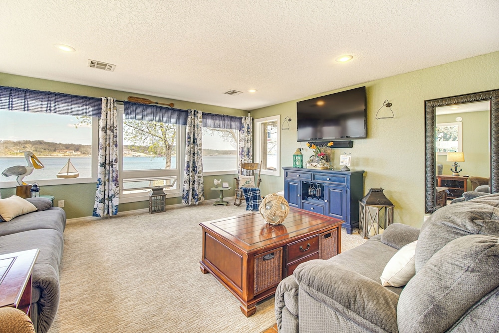 Grove Lake House w/ Boat Dock & Outdoor Spots!