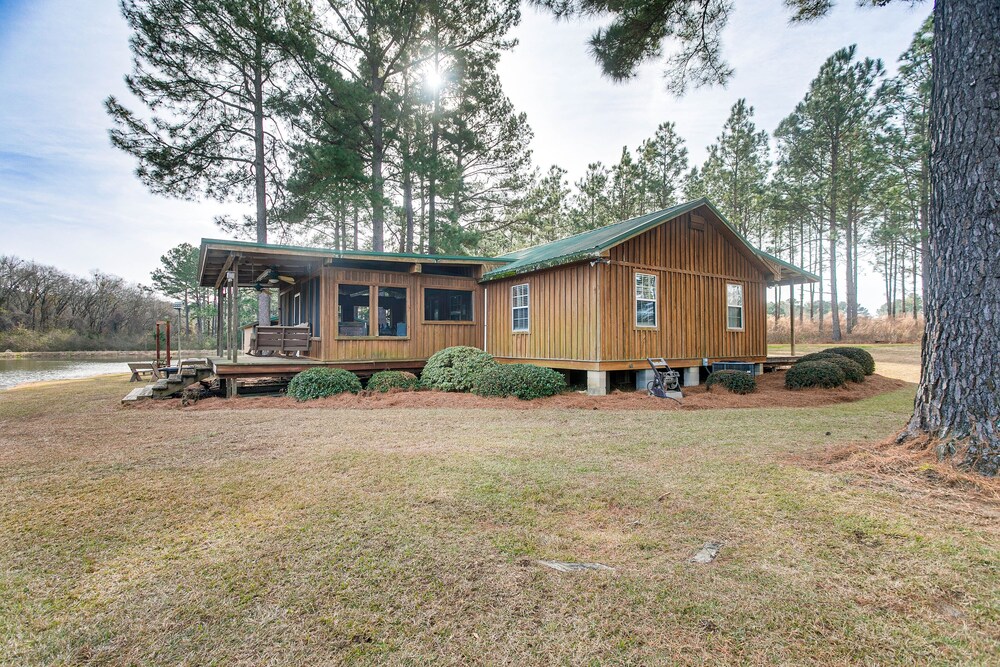 Georgia Lakefront Cabin w/ Fire Pit + Grills! view 2