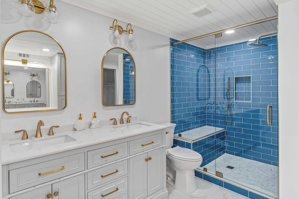 Beachfront Panama City Beach Stay With Gulf Views, Balconies, a King Suite, two Queens, and Twin Nook for 8 Guests The Shores Townhome by Avantstay