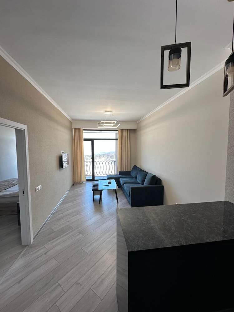 1BR with Balcony Pool & Sauna