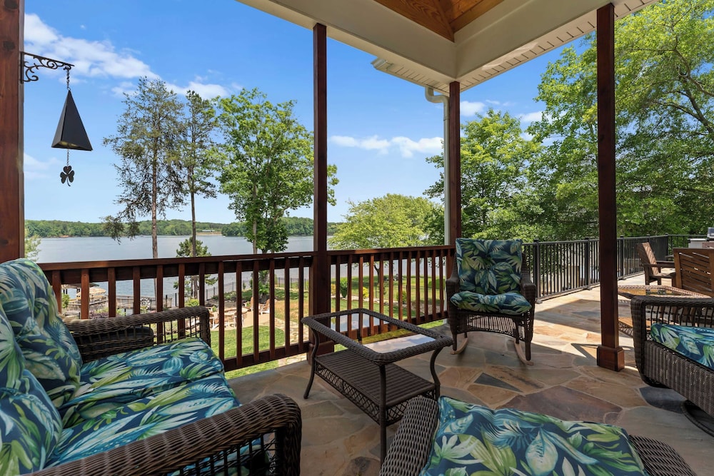 Spacious Waterfront Home on Lake Norman With Firepit, Views, and Dock Access