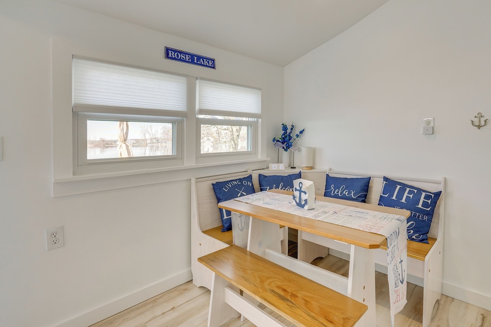 Lakefront Gem w/ Watercrafts & Dock in Coldwater!